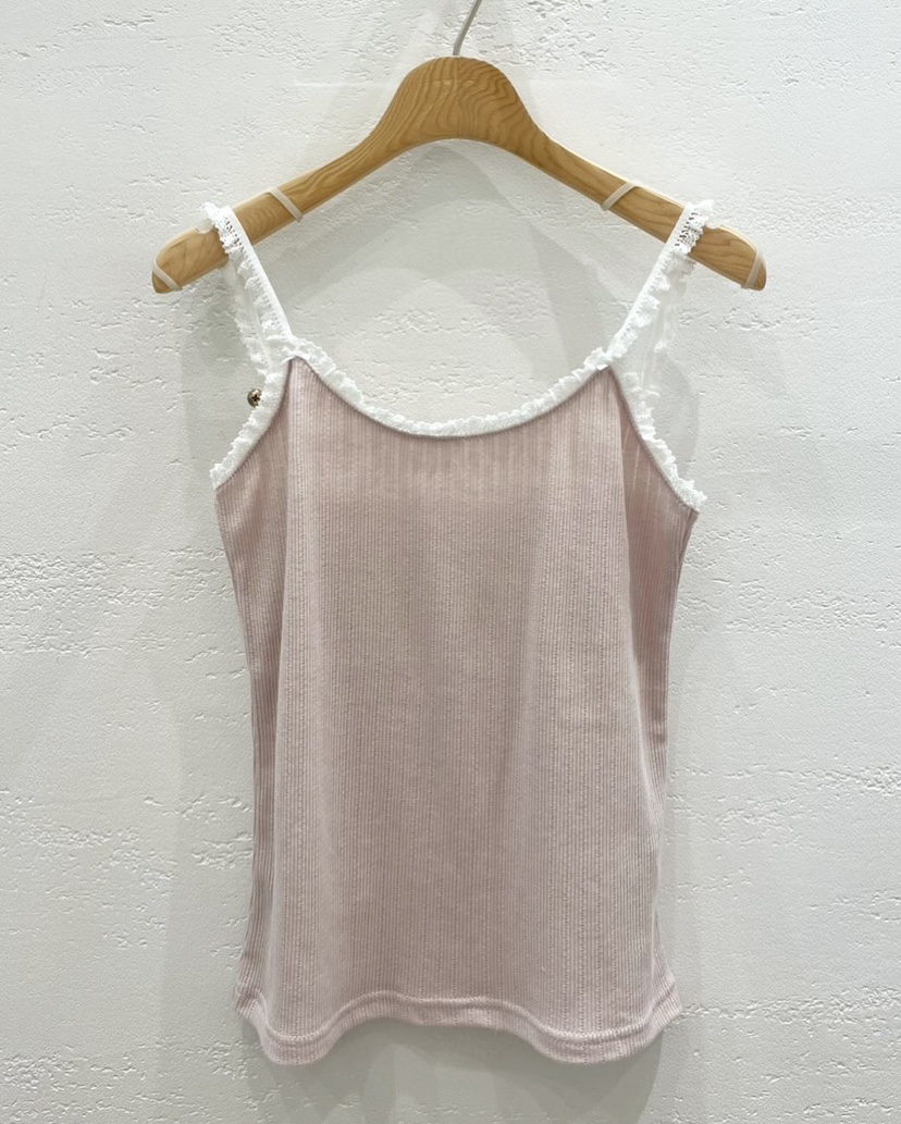 OEUF東大門代購女裝新品時尚職業25春夏休閑人氣推薦吊帶背心OEUF吊帶/背心