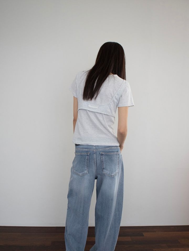 LIVE FOREVER東大門直郵女士新款推薦職業25春夏人氣熱賣T恤LIVE FOR_EVERT恤