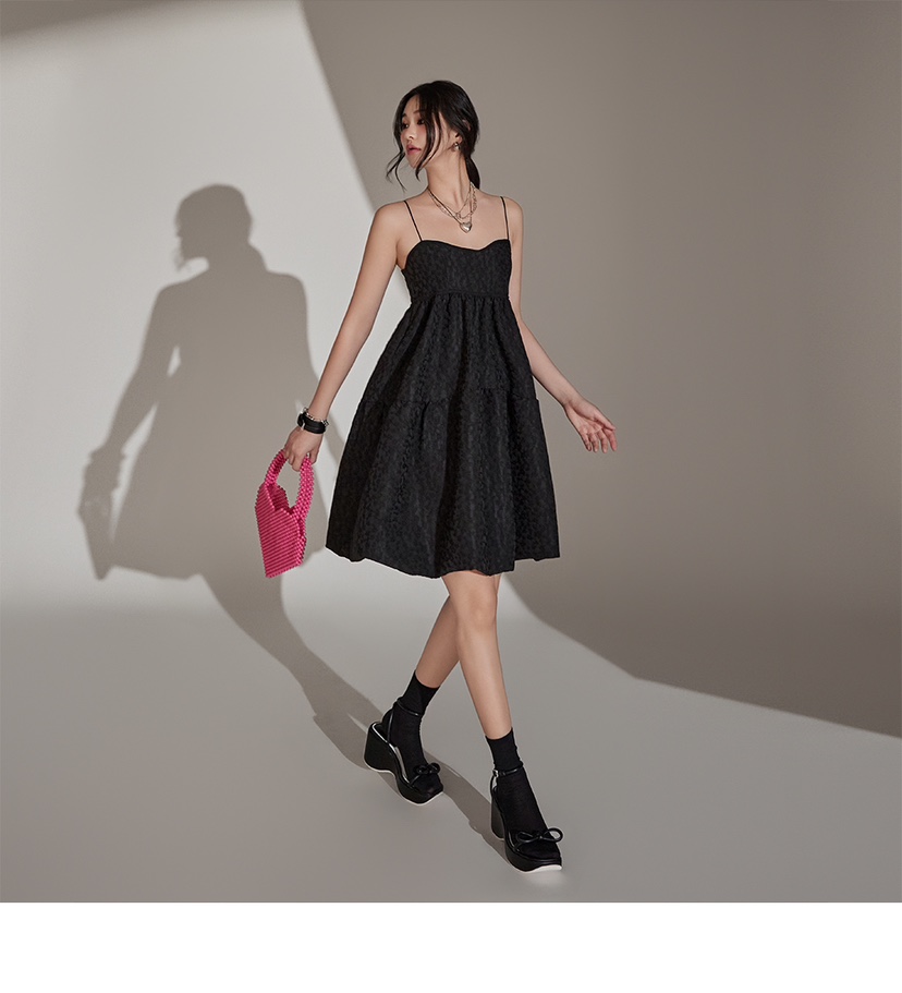 FRILL-T韓國直郵㊣東大門實拍女裝新款休閑熱賣推薦連衣裙FRILL-T連衣裙