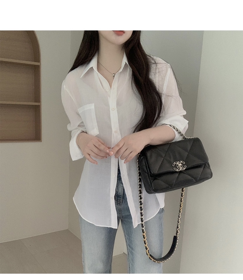 FRILL-T韓國直郵㊣東大門實拍女裝新品推薦人氣襯衫蕾絲衫FRILL-T襯衫/蕾絲衫圖色4