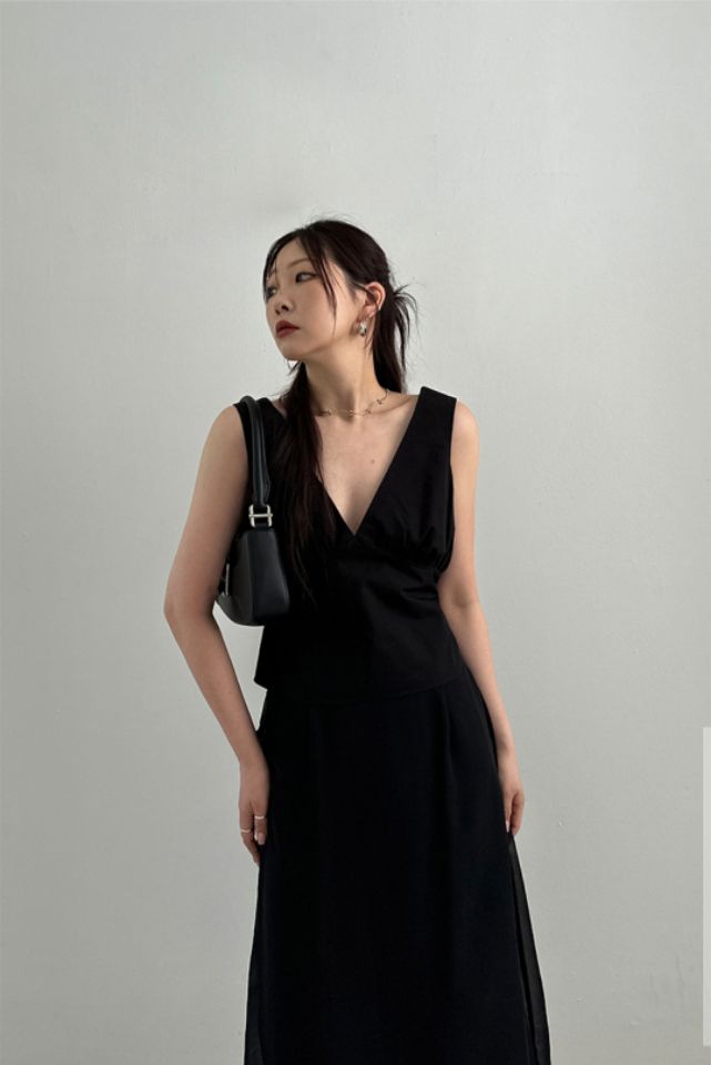 LIVE FOREVER直郵韓國代購㊣女裝新品熱賣休閑25春夏吊帶背心LIVE FOR_EVER吊帶/背心