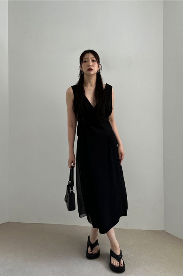 LIVE FOREVER直郵韓國代購㊣女裝新品熱賣休閑25春夏吊帶背心LIVE FOR_EVER吊帶/背心