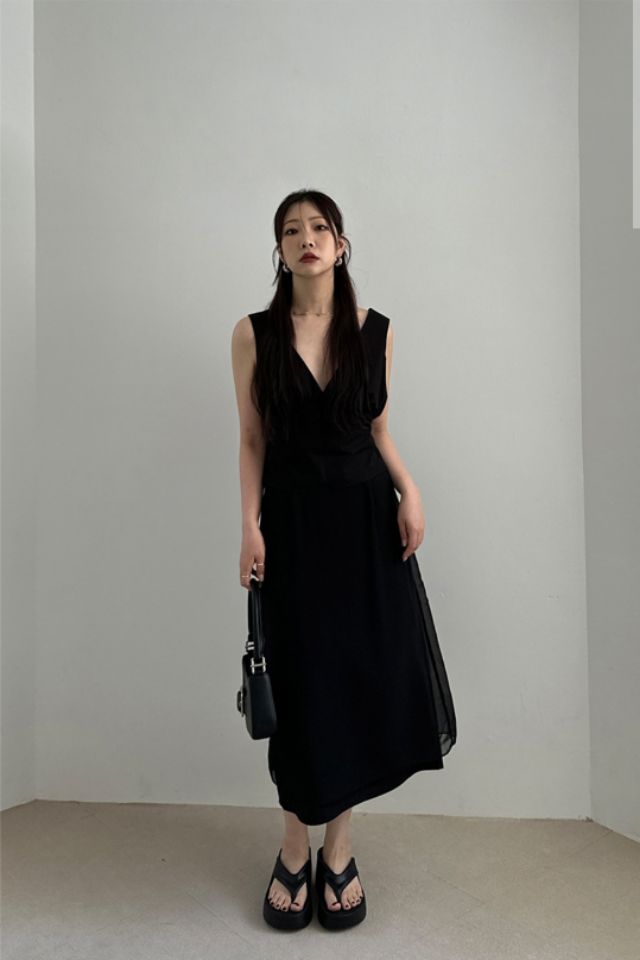 LIVE FOREVER直郵韓國代購㊣女裝新品熱賣休閑25春夏吊帶背心LIVE FOR_EVER吊帶/背心