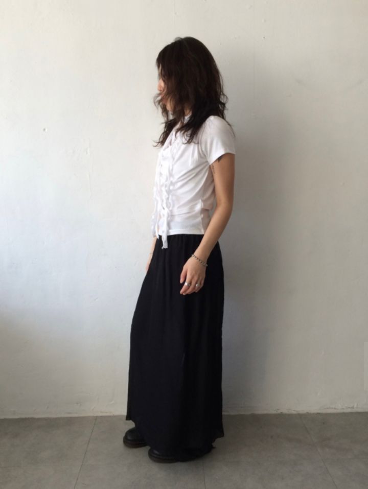 LIVE FOREVER直郵韓國代購㊣女裝新品時尚25春夏休閑推薦長裙LIVE FOR_EVER長裙
