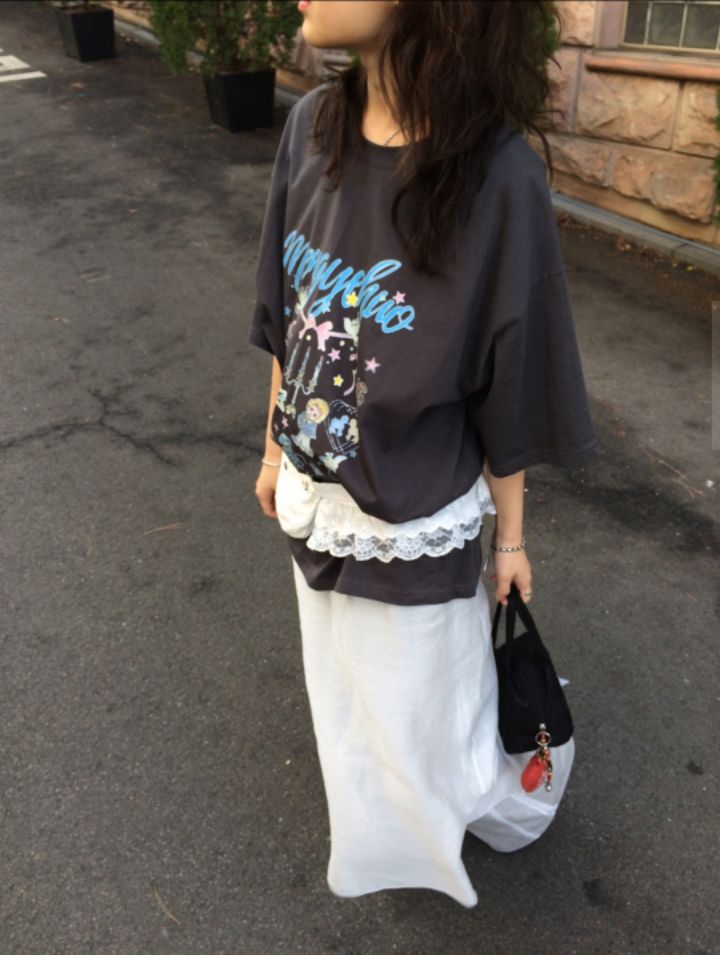 LIVE FOREVER直郵韓國代購㊣女裝新品時尚25春夏休閑推薦長裙LIVE FOR_EVER長裙