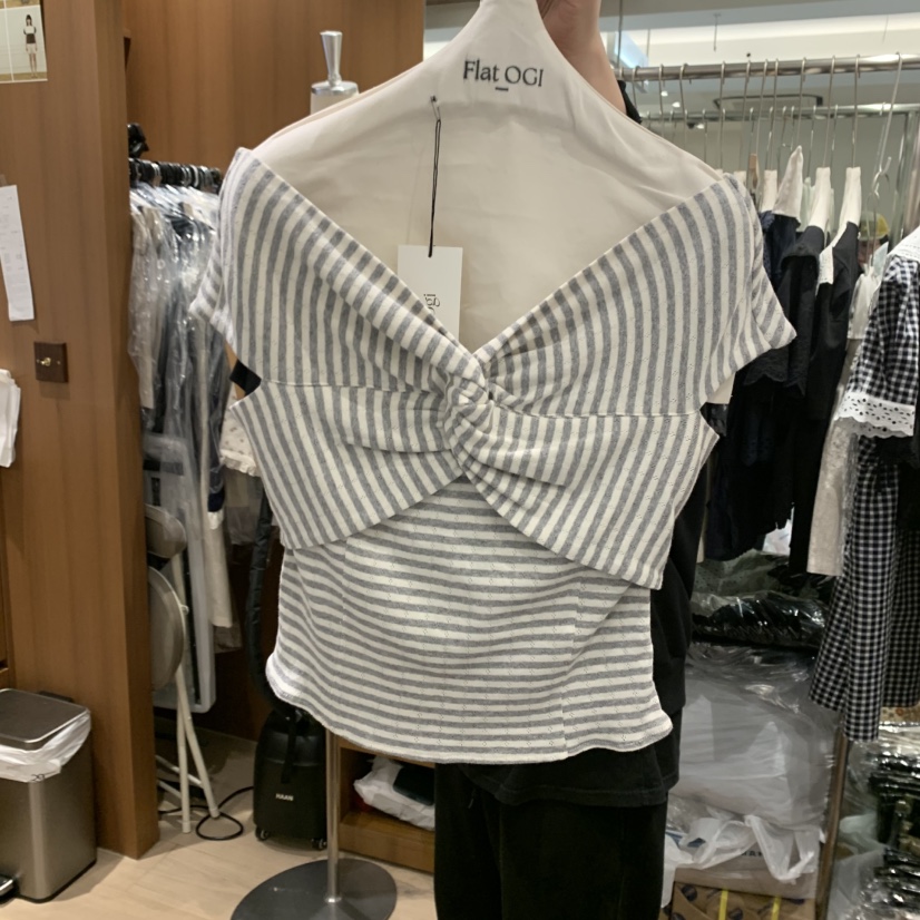 OGI韓國直郵㊣東大門實拍女裝新款熱賣25春夏推薦休閑時尚T恤FLat OGIT恤圖色1