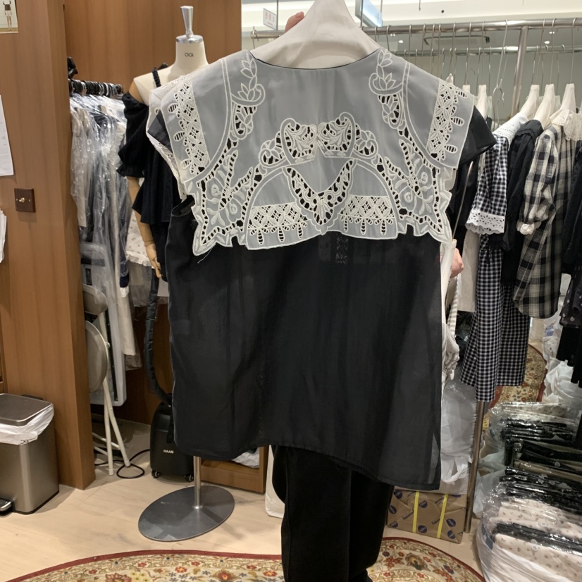 OGI韓國直郵㊣女裝新款人氣休閑時尚25春夏熱賣推薦襯衫蕾絲衫FLat OGI襯衫/蕾絲衫