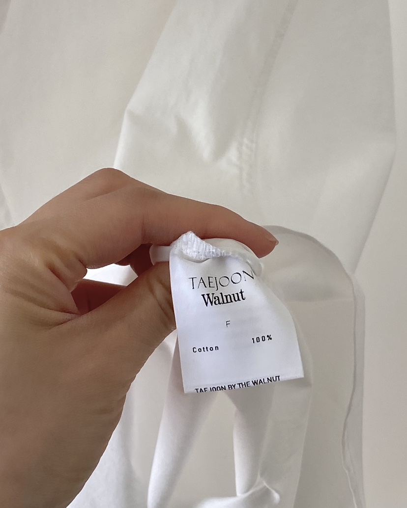 TAE JOON/WALNUT韓國㊣直郵東大門代購女裝新品25春夏襯衫蕾絲衫TAE JOON.WALNUT襯衫/蕾絲衫