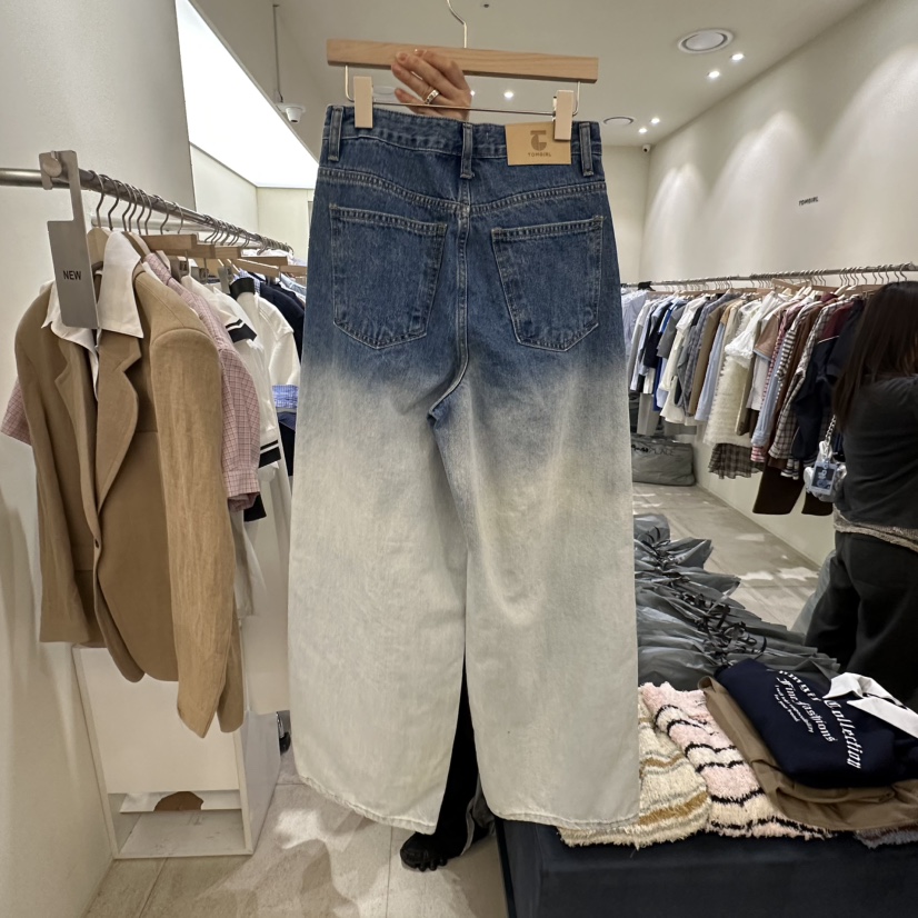 TOMGIRL韓國直郵㊣女裝新款熱賣人氣休閑時尚25春夏推薦牛仔褲FEBRUARY 11牛仔褲