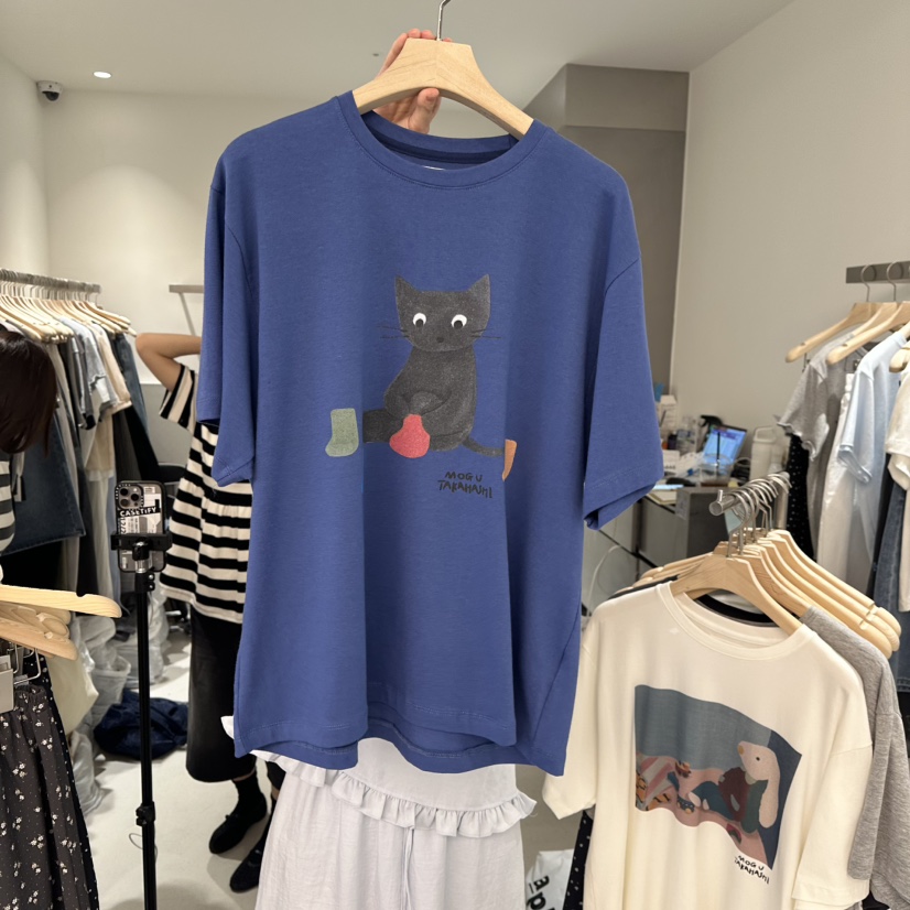 PEPPER-L韓國㊣直郵東大門代購女裝新品25春夏人氣熱賣T恤PEPPERT恤圖色4