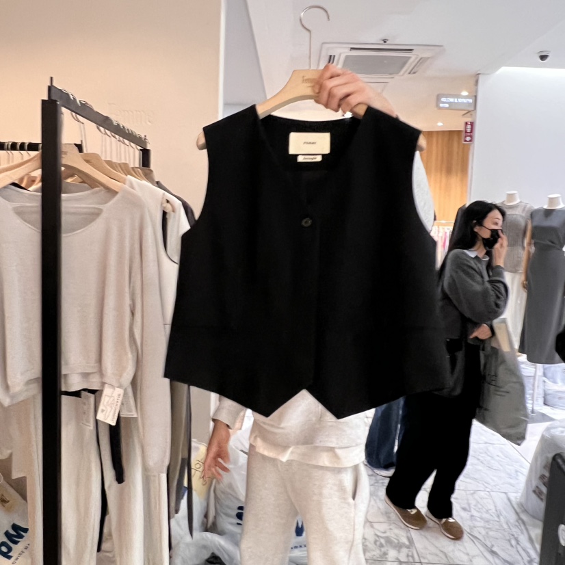 LA MAGIE FEMME直郵韓國代購㊣女裝新款時尚人氣25春夏馬甲Lamagie Femme馬甲圖色2