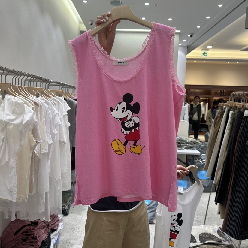 FORM直郵韓國代購㊣女裝新品時尚熱賣休閑推薦吊帶背心蕾絲FORM吊帶/背心圖色2