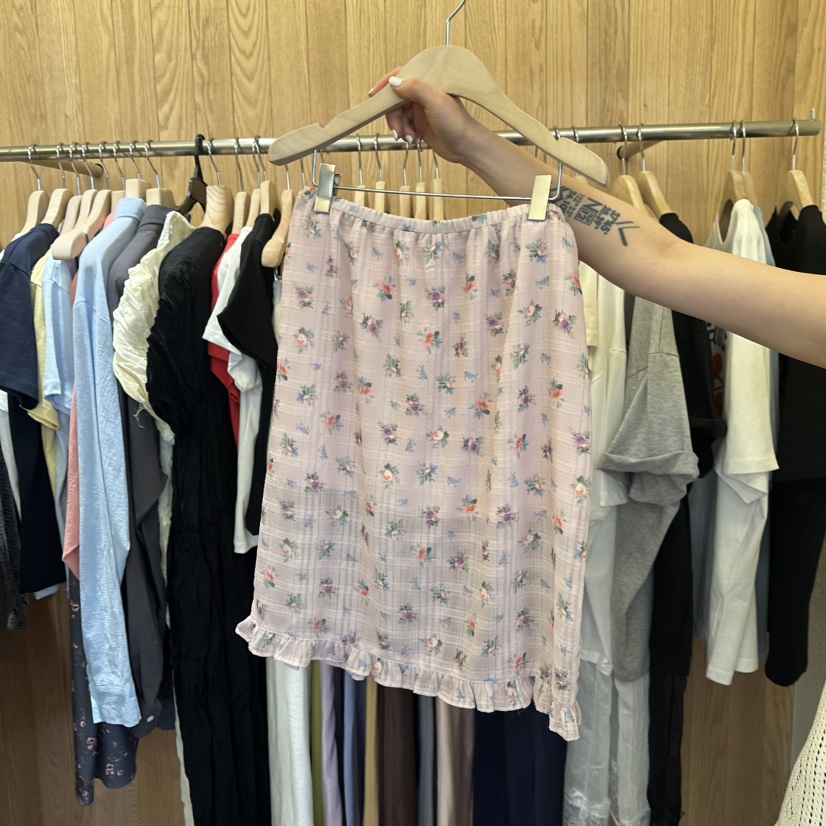 CHOI-L直郵韓國代購㊣女裝新品25春夏推薦時尚半身裙中短裙CHOI半身裙/中短裙圖色2
