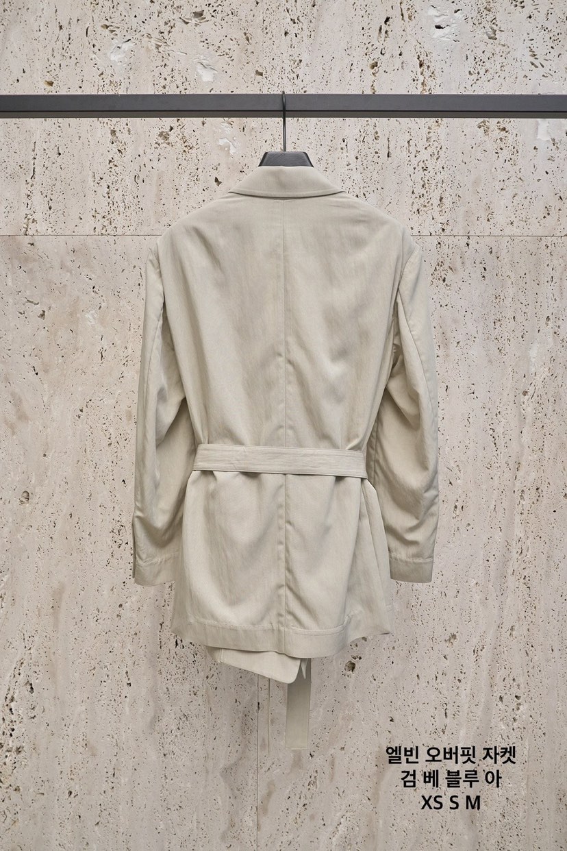 BLOSSOM韓國直郵㊣東大門實拍女裝新品25春夏時尚夾克含腰帶BLOSSOM夾克