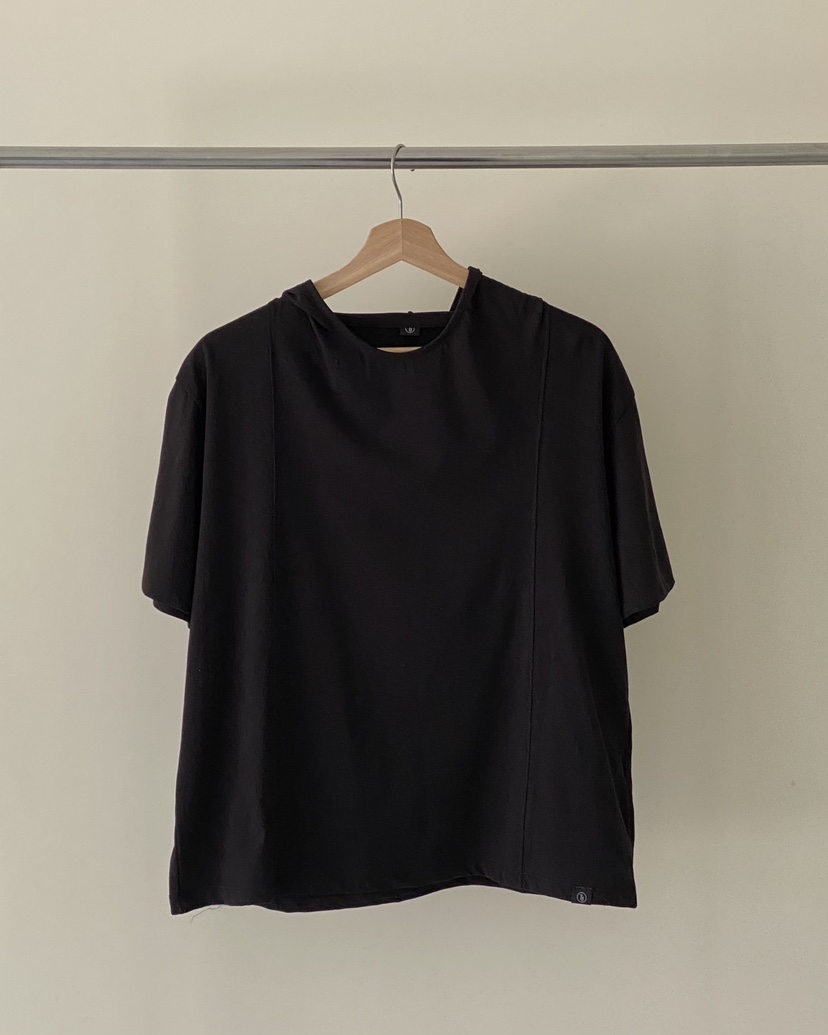 TAE JOON/WALNUT韓國㊣直郵東大門代購女裝新品25春夏T恤連帽衫TAE JOON.WALNUTT恤圖色5