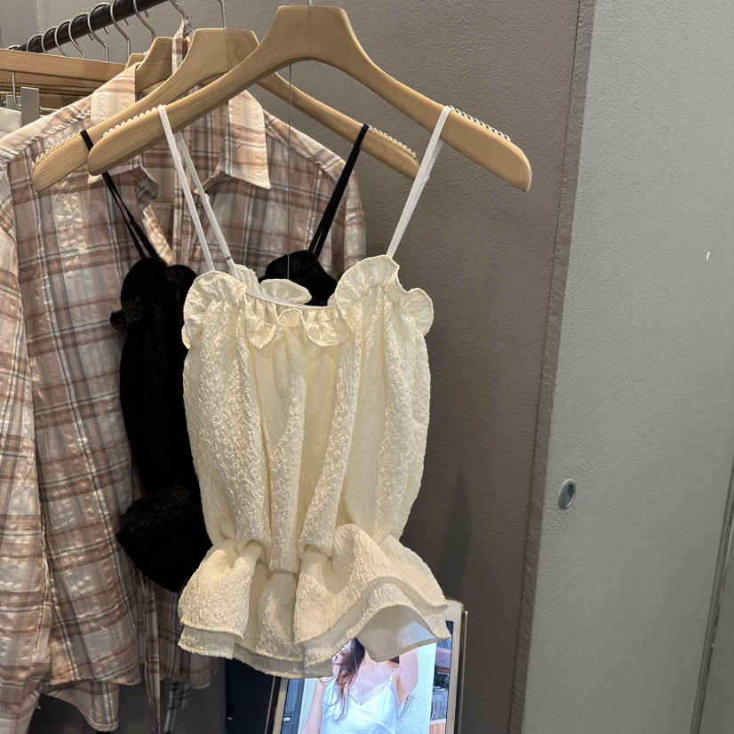 FLAMME TOIT韓國直郵㊣女裝新品25春夏休閑熱賣推薦吊帶背心FLAMME TOIT吊帶/背心