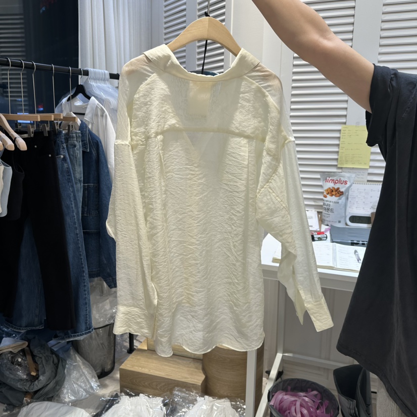 COPINER直郵韓國代購㊣女裝新款25春夏推薦人氣熱賣襯衫蕾絲衫COPINER襯衫/蕾絲衫