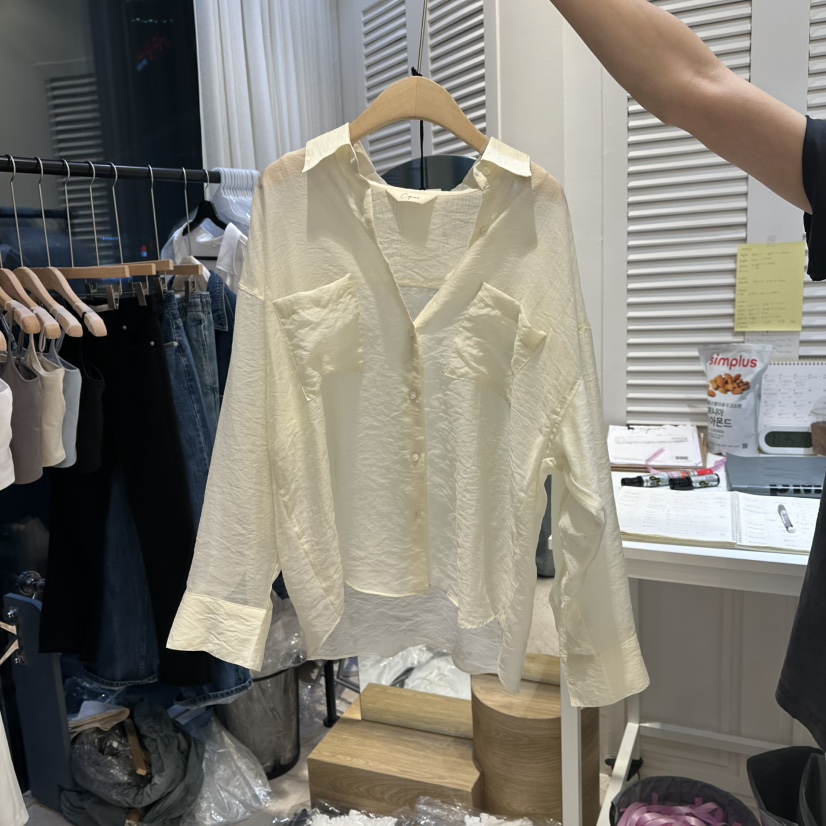 COPINER直郵韓國代購㊣女裝新款25春夏推薦人氣熱賣襯衫蕾絲衫COPINER襯衫/蕾絲衫
