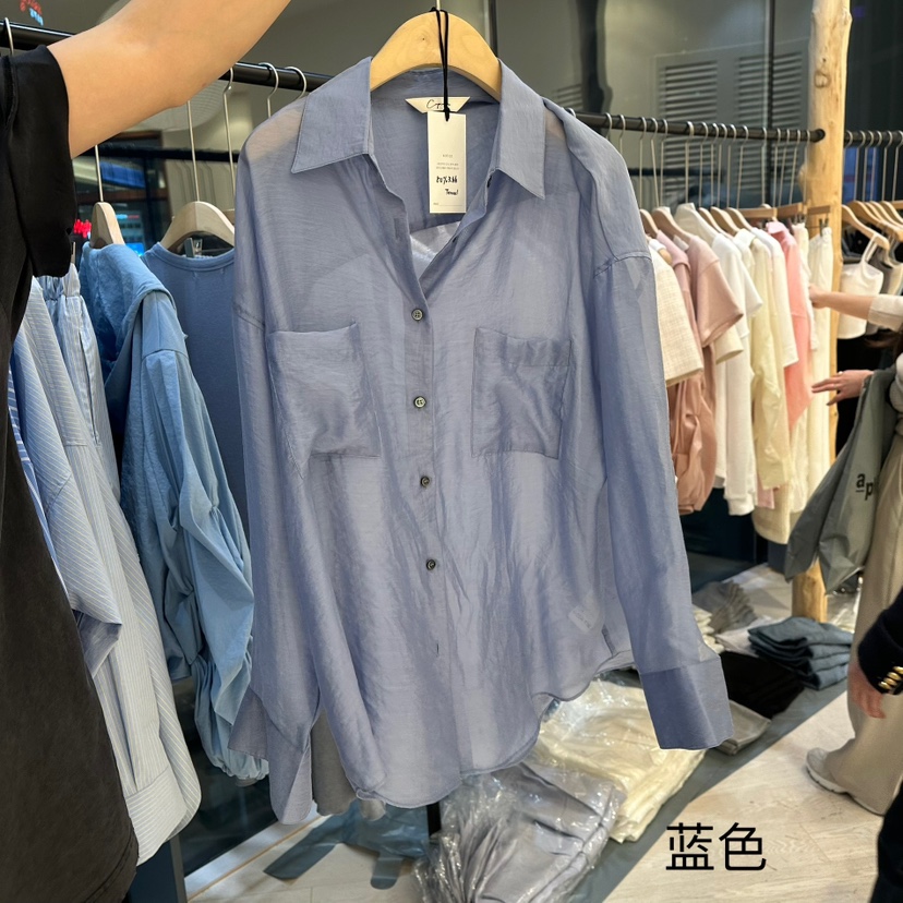 COPINER直郵韓國代購㊣女裝新款25春夏推薦人氣熱賣襯衫蕾絲衫COPINER襯衫/蕾絲衫圖色3