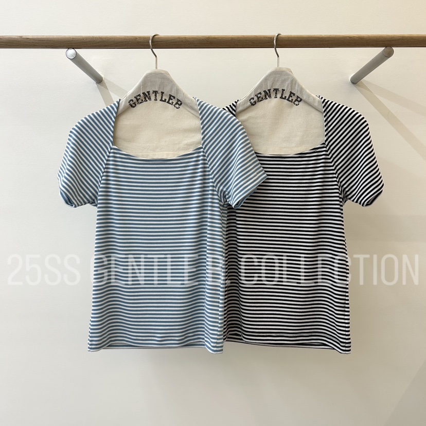 GENTLE B韓國直郵㊣東大門實拍女裝新品熱賣休閑25春夏T恤GENTLE BT恤