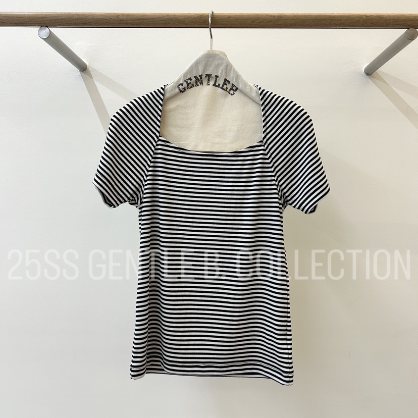 GENTLE B韓國直郵㊣東大門實拍女裝新品熱賣休閑25春夏T恤GENTLE BT恤