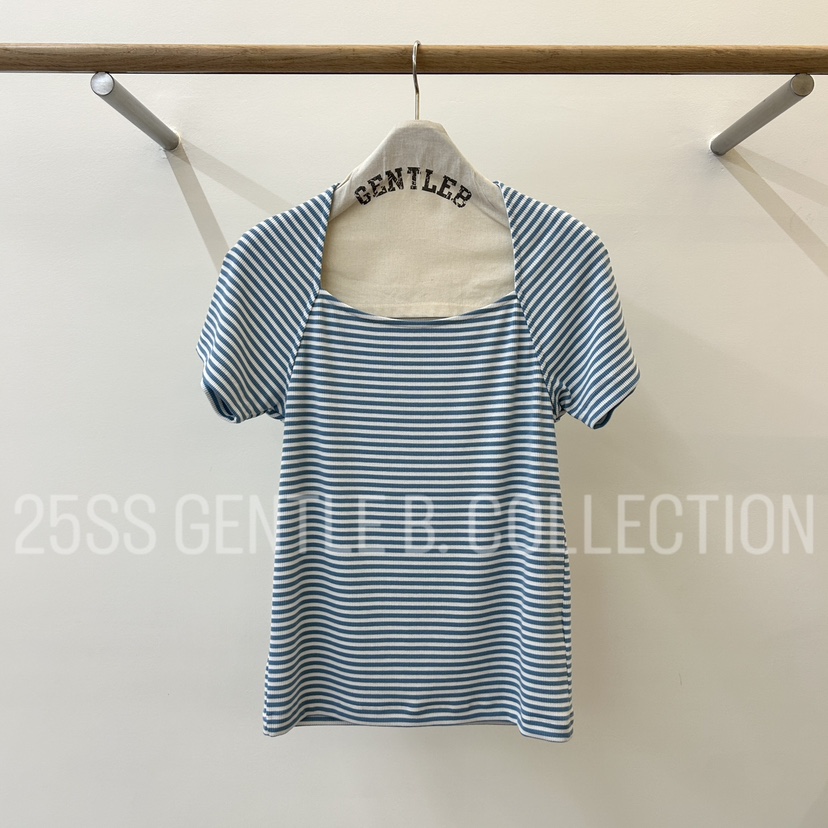 GENTLE B韓國直郵㊣東大門實拍女裝新品熱賣休閑25春夏T恤GENTLE BT恤
