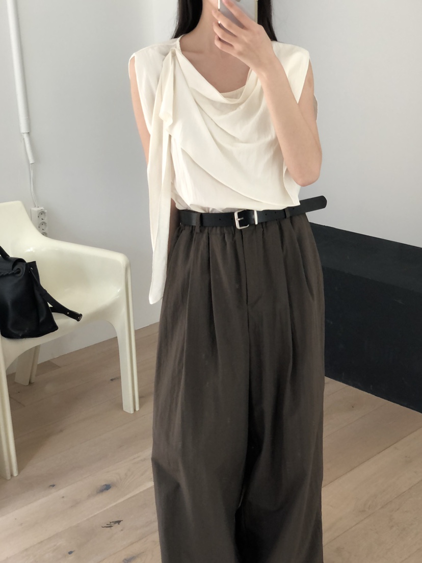LOGON直郵韓國代購㊣女裝新品時尚休閑熱賣人氣推薦襯衫蕾絲衫LOGON襯衫/蕾絲衫