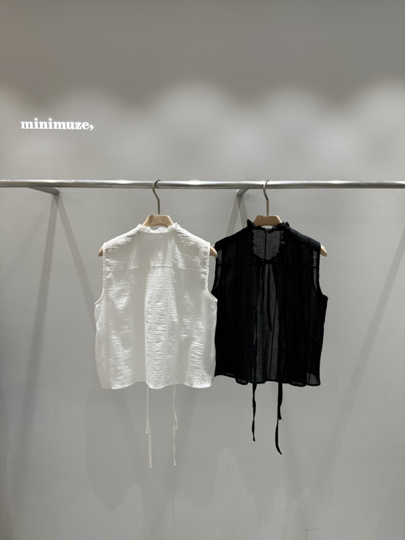 MINIMUZE韓國㊣直郵東大門代購女裝新款25春夏熱賣時尚馬甲MINIMUZE馬甲
