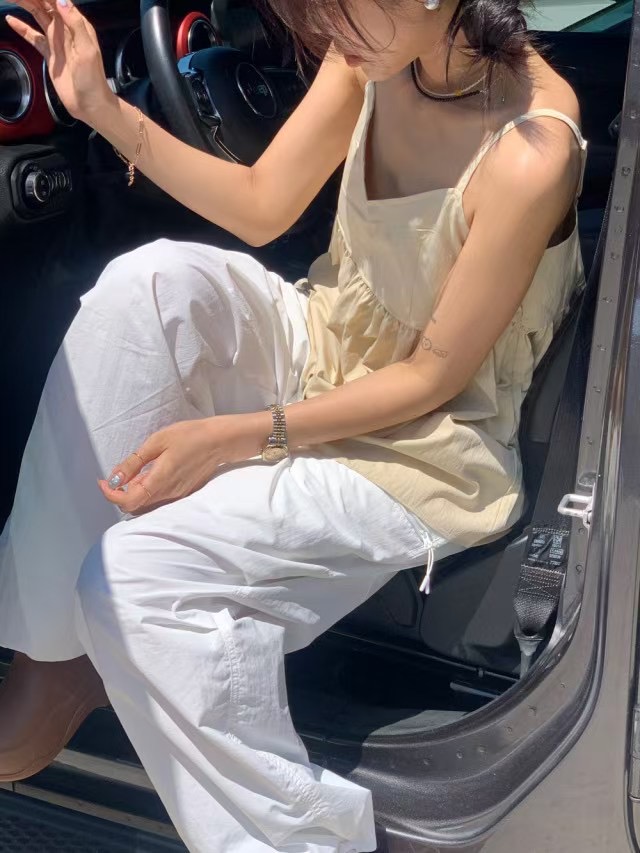 SOUFFLE直郵韓國代購㊣女裝新款時尚休閑推薦吊帶背心羊毛緊身SOUFFLE吊帶/背心