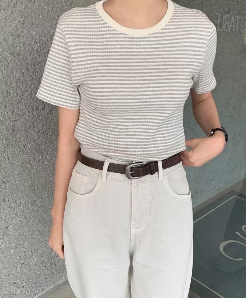 SOUFFLE韓國㊣直郵東大門代購女裝新品25春夏時尚人氣熱賣T恤SOUFFLET恤