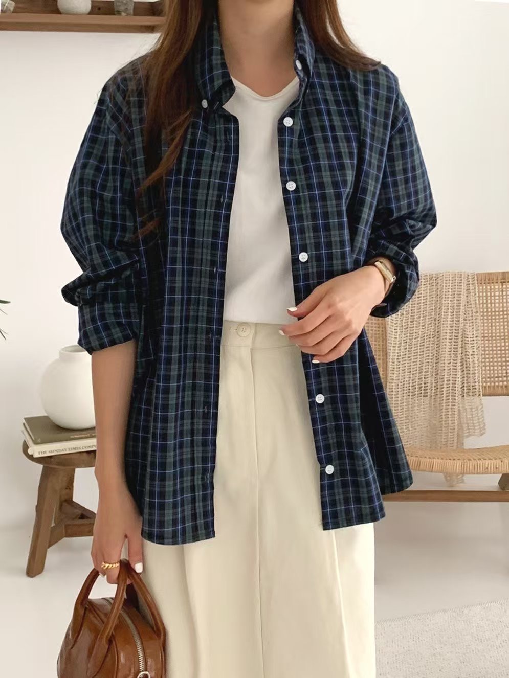 SOUFFLE韓國㊣直郵東大門代購女裝新品人氣25春夏襯衫蕾絲衫SOUFFLE襯衫/蕾絲衫