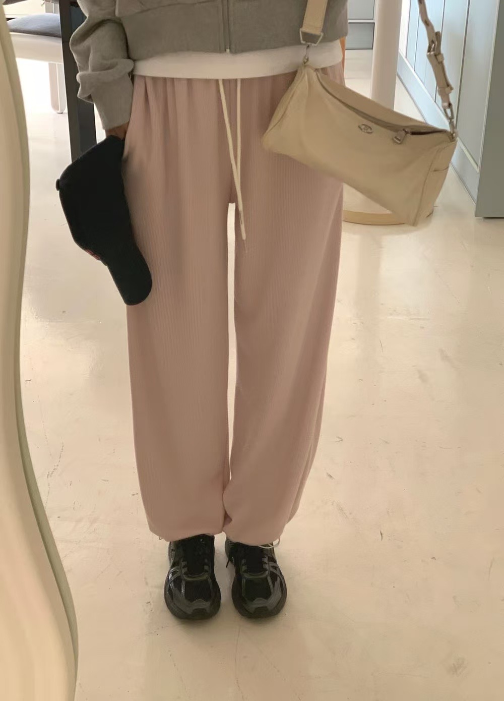 SOUFFLE韓國㊣直郵東大門代購女裝新品熱賣推薦時尚休閑休閑褲SOUFFLE休閑褲