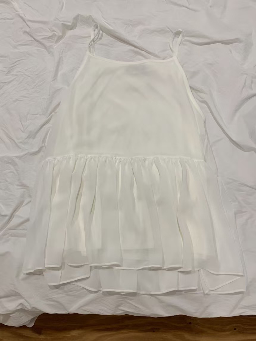 SOUFFLE直郵韓國代購㊣女裝新品25春夏時尚連衣裙荷葉邊緊身SOUFFLE連衣裙