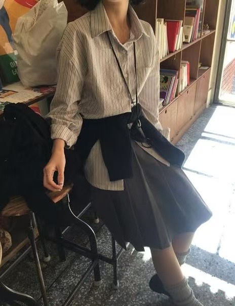 SOUFFLE韓國直郵㊣女裝新品休閑人氣熱賣25春夏襯衫蕾絲衫寬松SOUFFLE襯衫/蕾絲衫