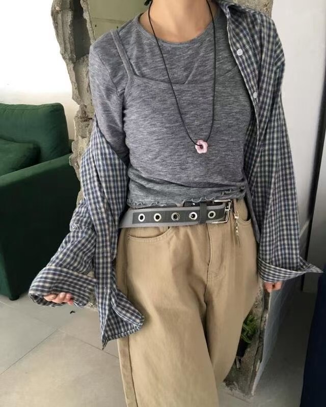 SOUFFLE韓國直郵㊣東大門實拍女裝新款熱賣推薦休閑時尚套裝SOUFFLE套裝