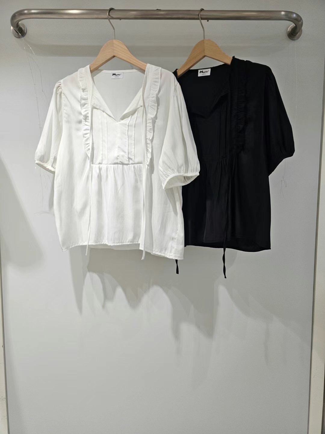 MYME韓國㊣直郵東大門代購女裝新款休閑推薦熱賣襯衫蕾絲衫MYME襯衫/蕾絲衫