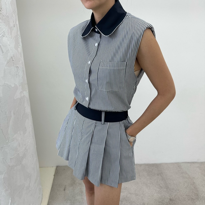 MABEL-Q韓國㊣直郵東大門代購女裝新款25春夏人氣馬甲刺繡SOUIT by mabel-Q馬甲