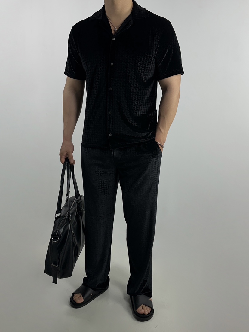N.BLACKSTORE直郵韓國代購㊣女裝新品休閑襯衫蕾絲衫天鵝絨N.BLACKSTORE襯衫/蕾絲衫