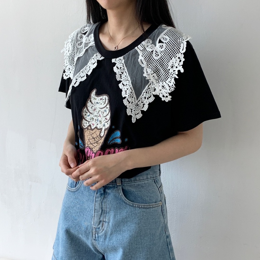 LOVABLE韓國直郵㊣女裝新款人氣熱賣25春夏休閑時尚推薦T恤LOVABLET恤