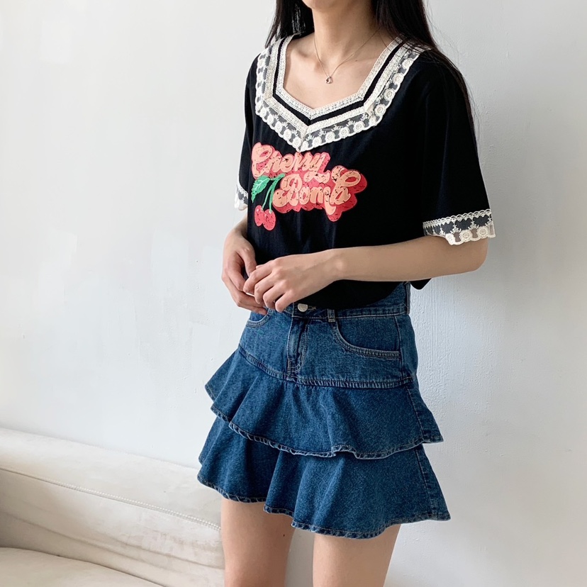 LOVABLE韓國直郵㊣女裝新款休閑推薦熱賣人氣25春夏時尚T恤LOVABLET恤