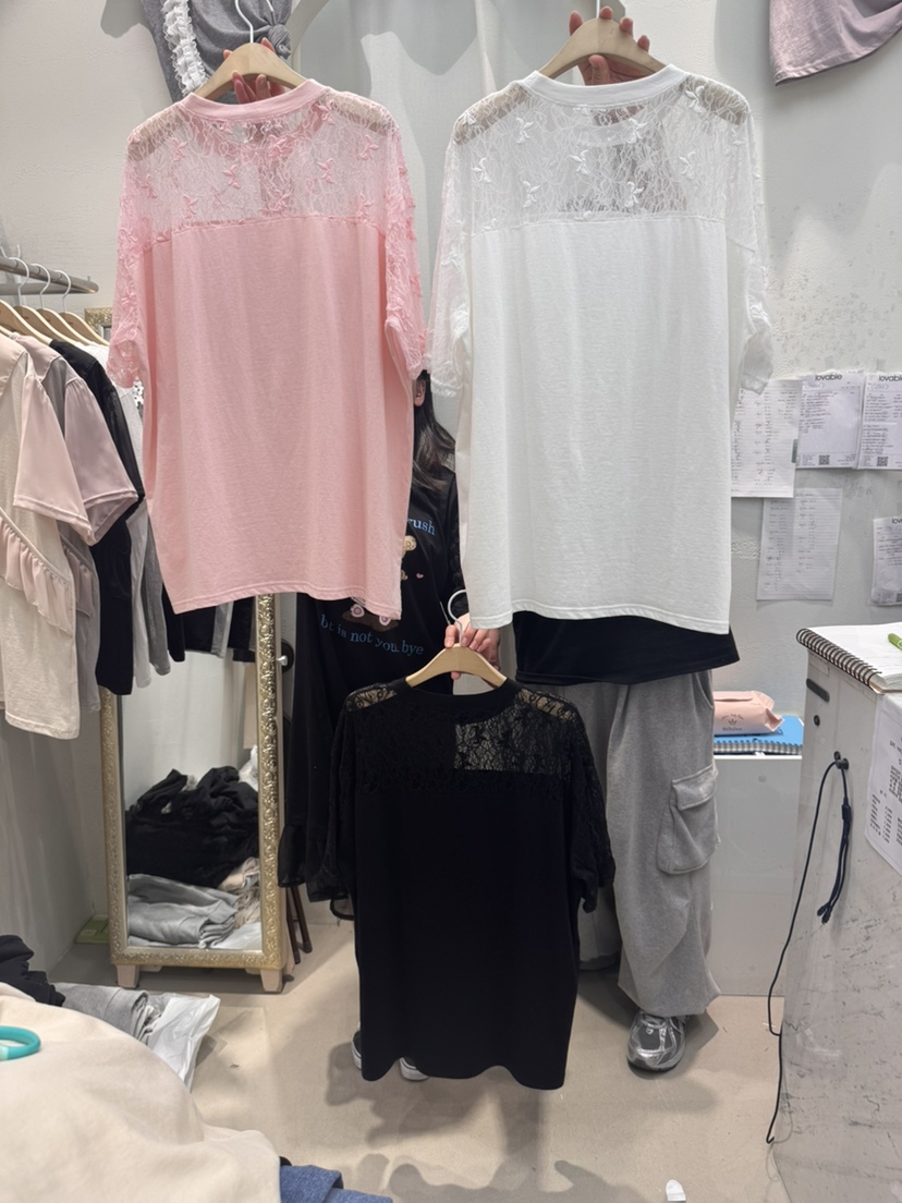 LOVABLE直郵韓國代購㊣女裝新品25春夏人氣休閑推薦熱賣T恤LOVABLET恤