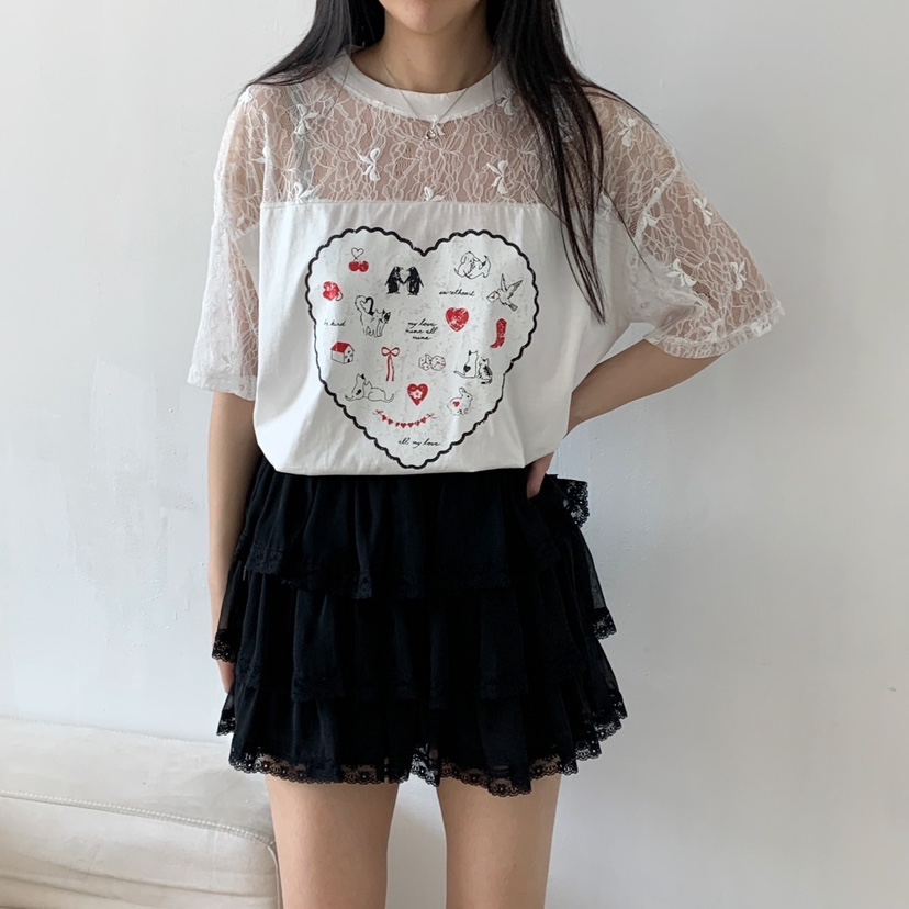LOVABLE直郵韓國代購㊣女裝新品25春夏人氣休閑推薦熱賣T恤LOVABLET恤