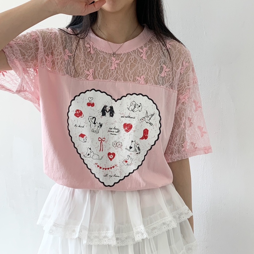LOVABLE直郵韓國代購㊣女裝新品25春夏人氣休閑推薦熱賣T恤LOVABLET恤
