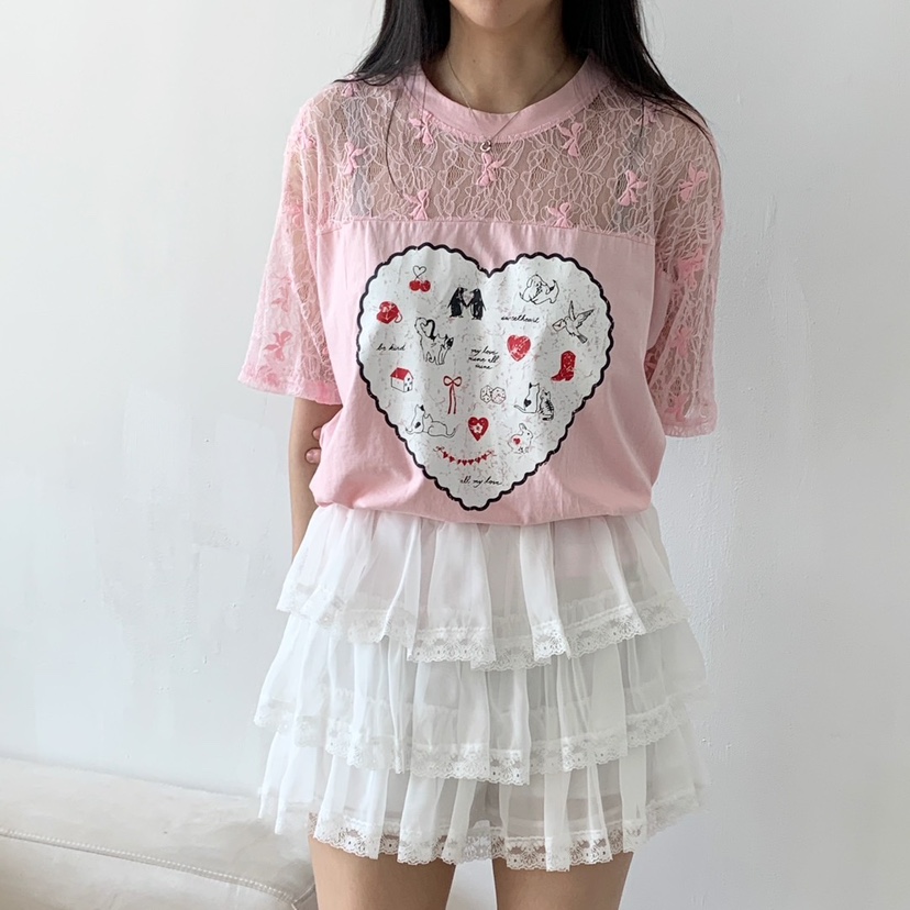 LOVABLE直郵韓國代購㊣女裝新品25春夏人氣休閑推薦熱賣T恤LOVABLET恤