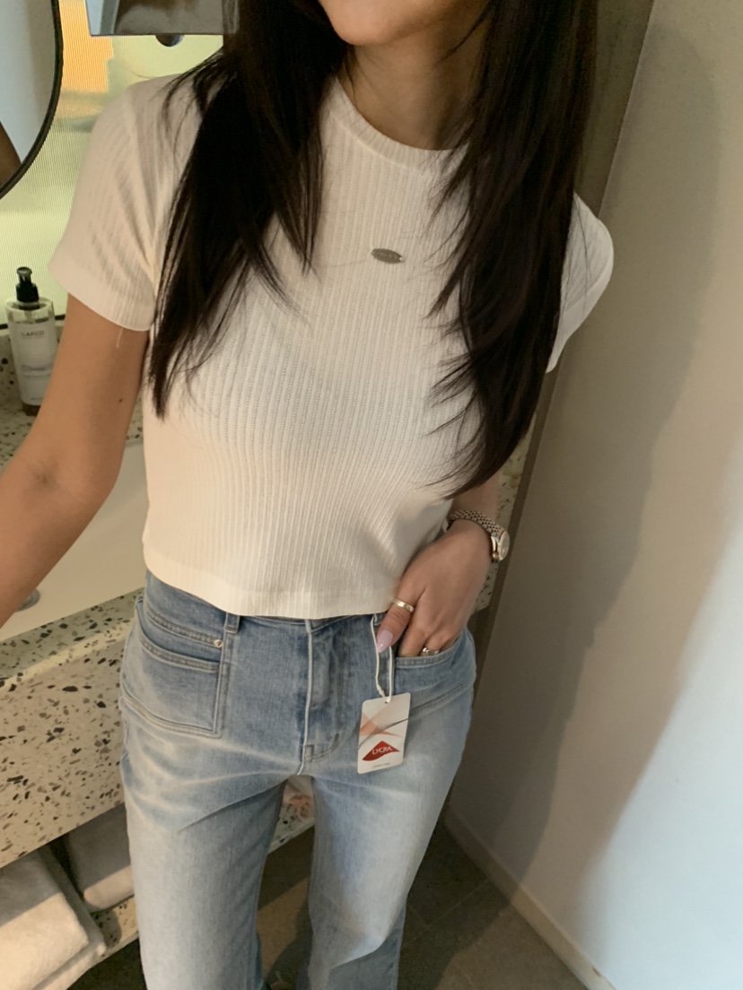 BADCALM韓國㊣直郵東大門代購女裝新品推薦時尚人氣25春夏T恤BADCALMT恤