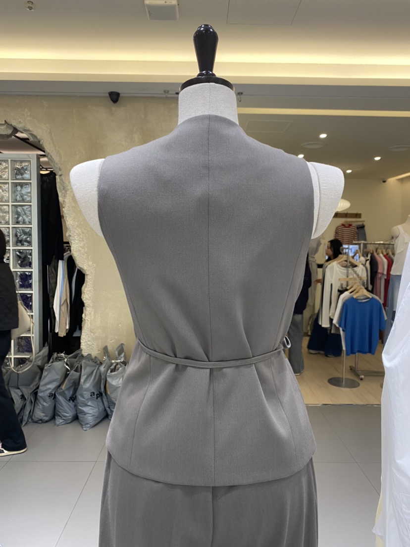 NOPROBLEM直郵韓國代購㊣女裝新品時尚25春夏休閑推薦熱賣馬甲NOPROBLEM馬甲