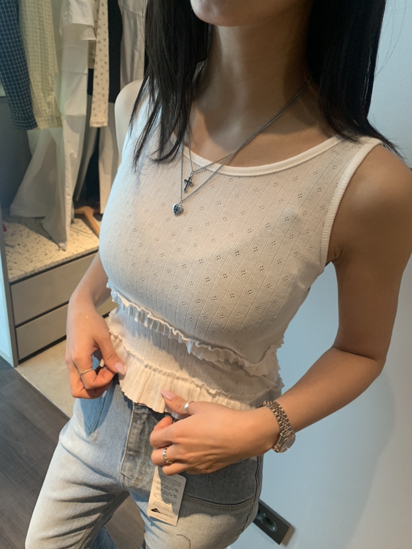 BADCALM直郵韓國代購㊣女裝新款熱賣推薦時尚25春夏吊帶背心BADCALM吊帶/背心