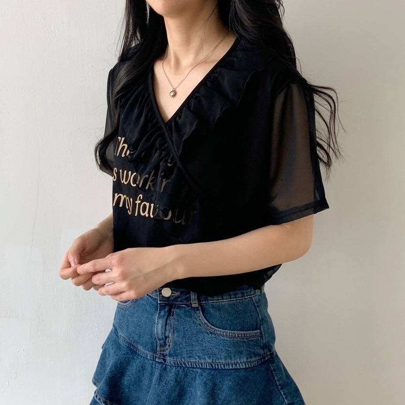 LOVABLE韓國直郵㊣東大門實拍女裝新款人氣25春夏推薦休閑T恤LOVABLET恤