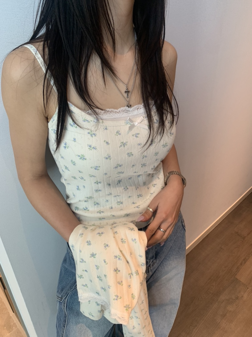 BADCALM韓國直郵㊣女裝新款時尚熱賣25春夏推薦休閑吊帶背心BADCALM吊帶/背心