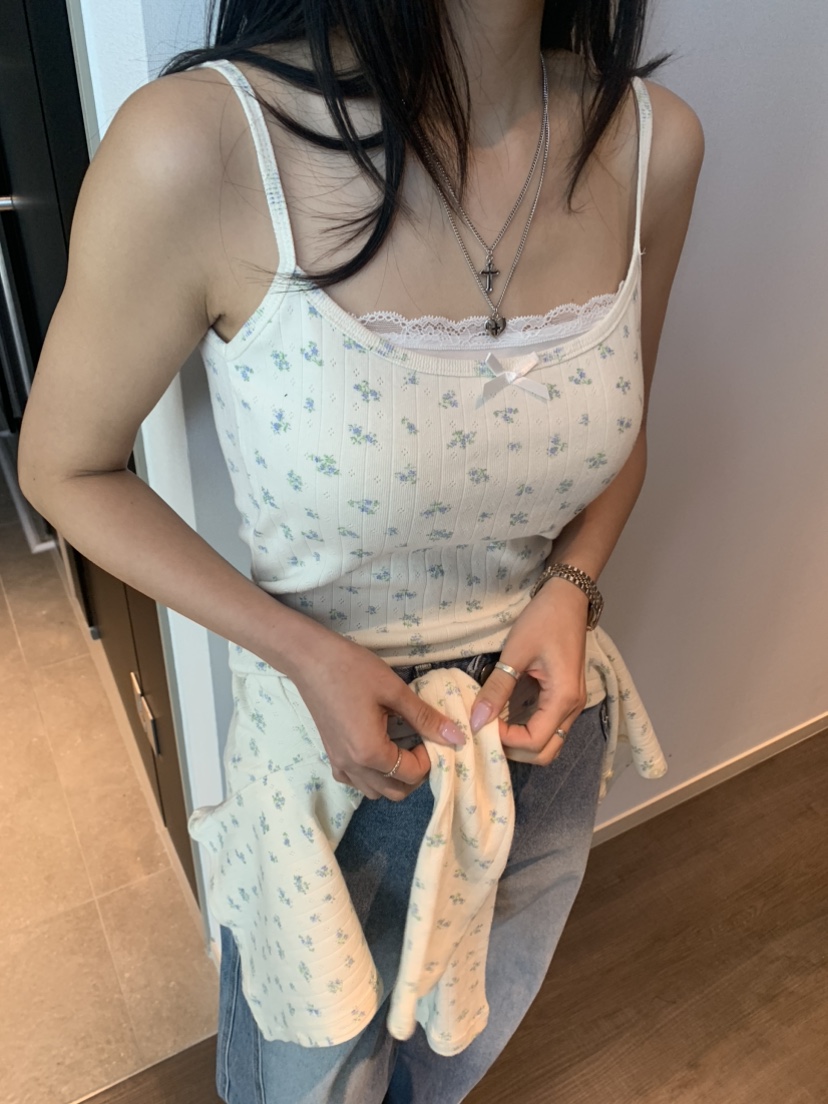 BADCALM韓國直郵㊣女裝新款時尚熱賣25春夏推薦休閑吊帶背心BADCALM吊帶/背心